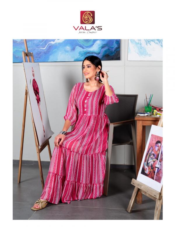 Valas Cherry Vol 10 Georgette Print Designer Kurti Collection